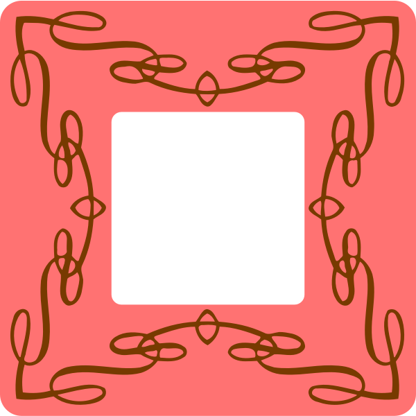 Square decorative frame