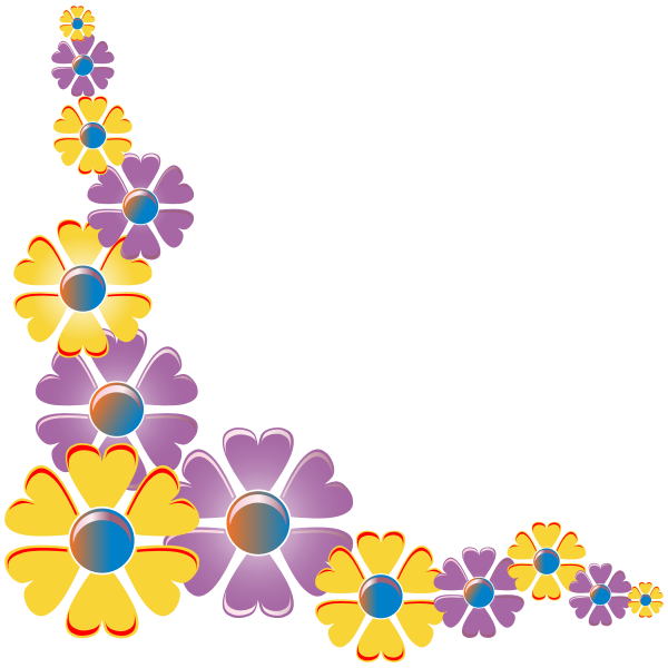 Free Free 132 Flower Corner Border Svg Free SVG PNG EPS DXF File