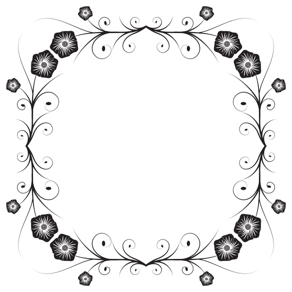 Flowery Lace Design Free Svg