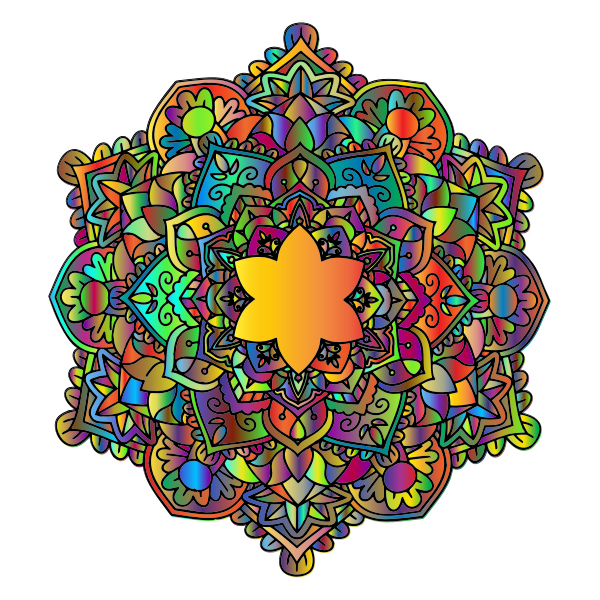 Flowery Mandala Prismatic