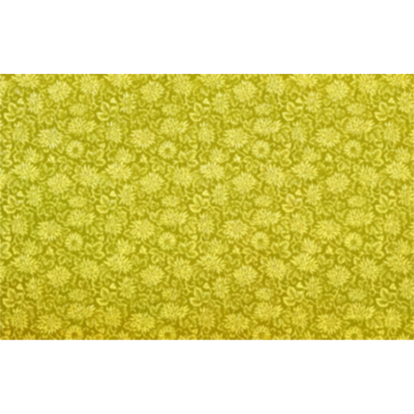 Yellow flowery pattern