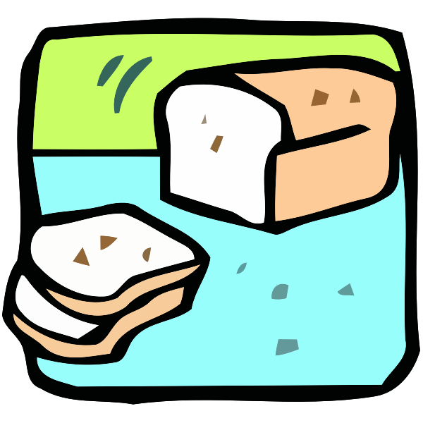 Cartoon bread
