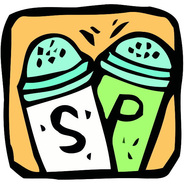 Salt and pepper symbols