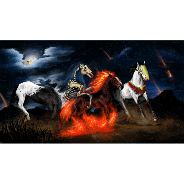 Four Equines Of The Apocalypse