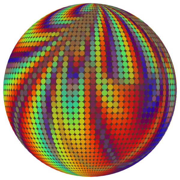 Fractal Dots 5 Sphere