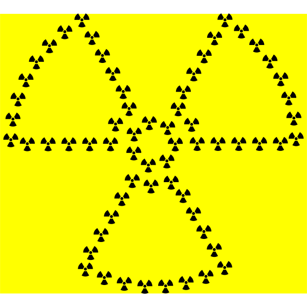 Fractal Radioactive Symbol