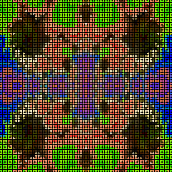 Fractal Dot Pattern Tile