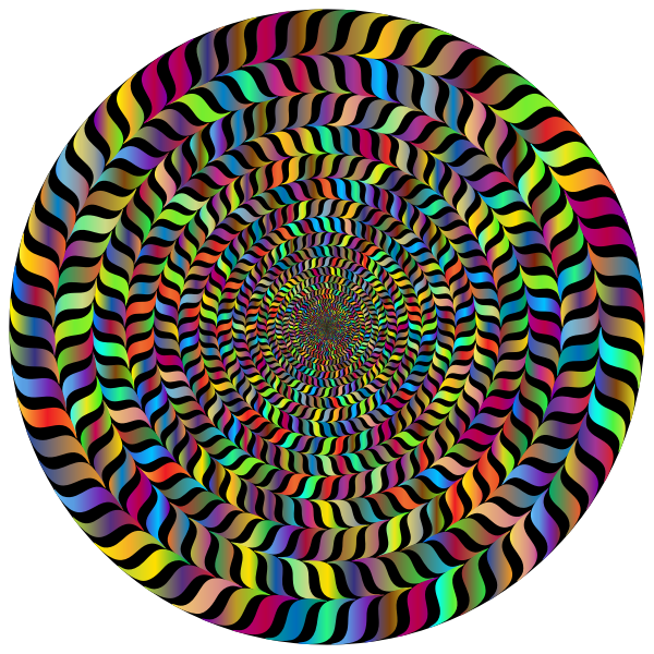 Prismatic vortex in colors