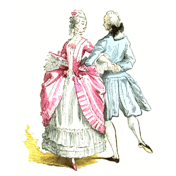 French ballroom costumes