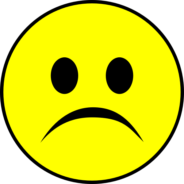 Frowning smiley | Free SVG