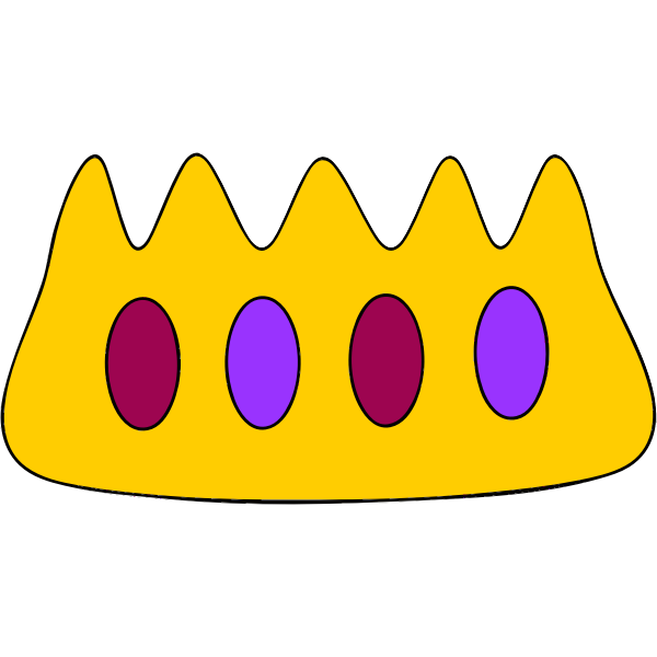 Gold crown simple drawing