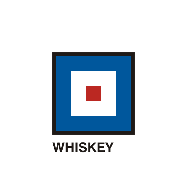 Whiskey flag