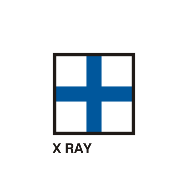 Gran Pavese flags, X-ray flag