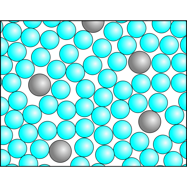 Sedimentation im Teilchenmodell | Free SVG