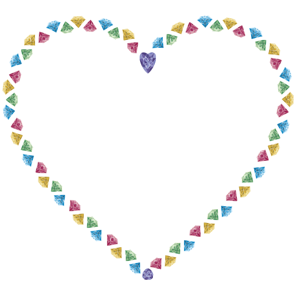 Gemstones Heart