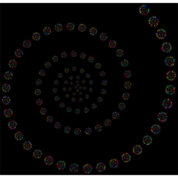 Geometric Spiral Art 2
