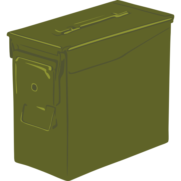 Ammo can vector graphics