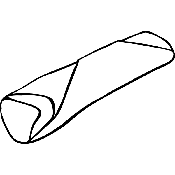Burrito Vector Image Free Svg