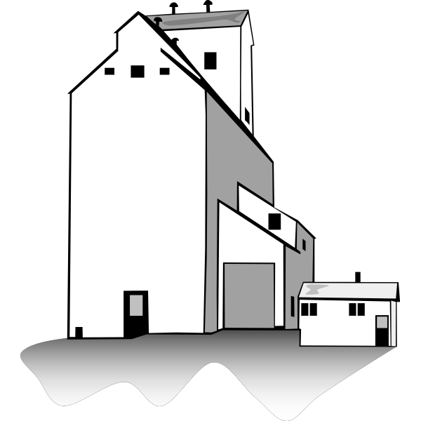 Grain Elevator Vector