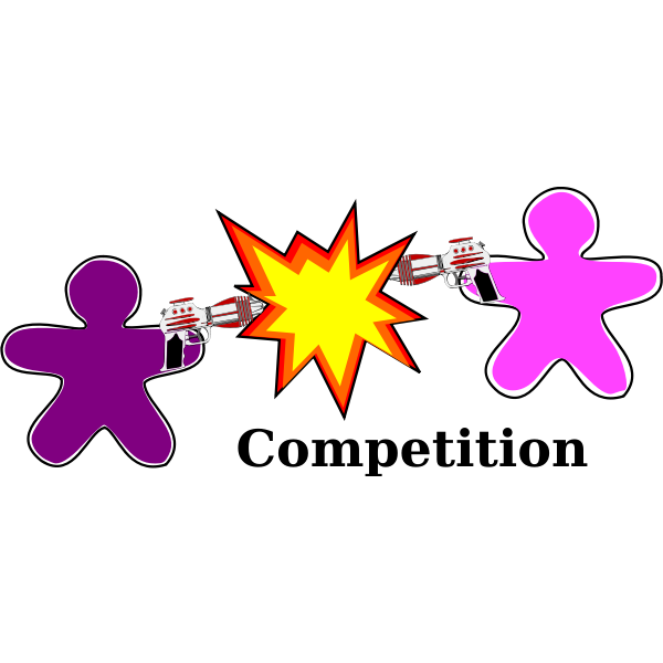 Gingerbread laser fight vector graphics