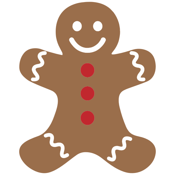 DP99-0003 PNG Instant Download Gingerbread Boy SVG Christmas decor