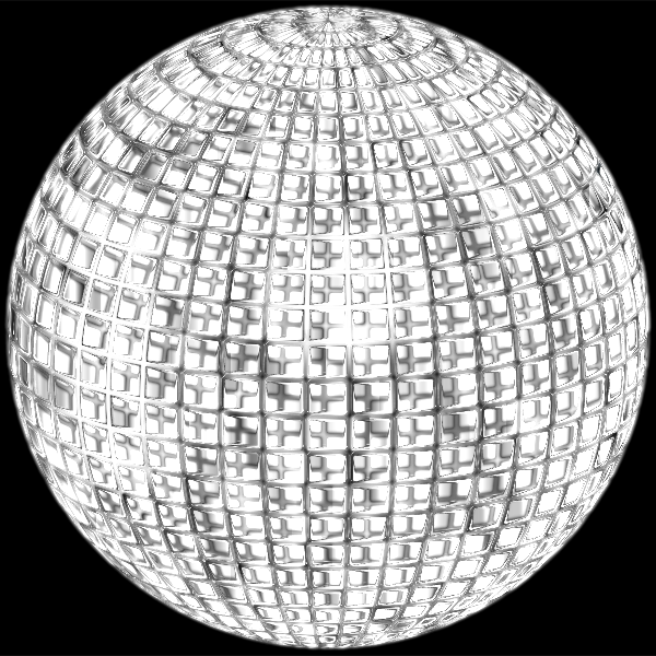 Glimmering Disco Ball Enhanced 4