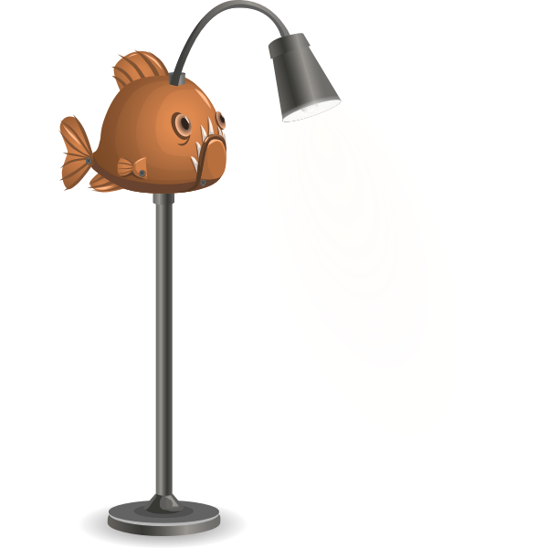 Fish lamp | Free SVG
