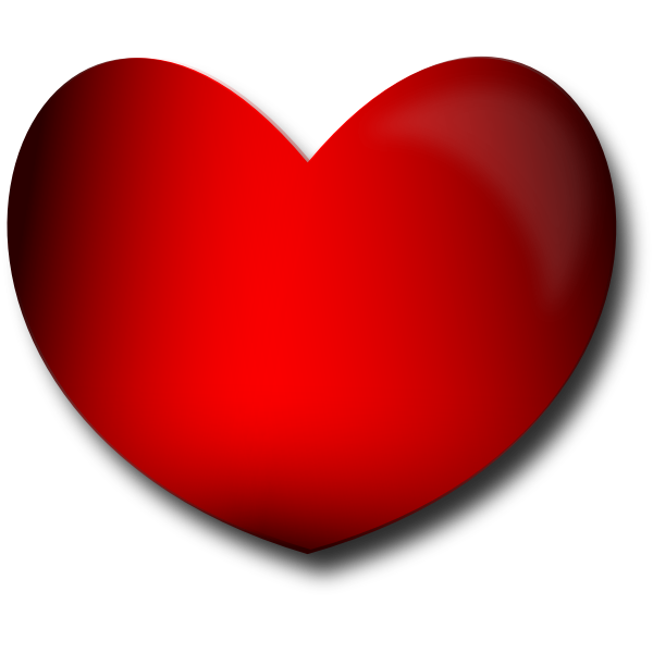 Glossy Heart Vector Image