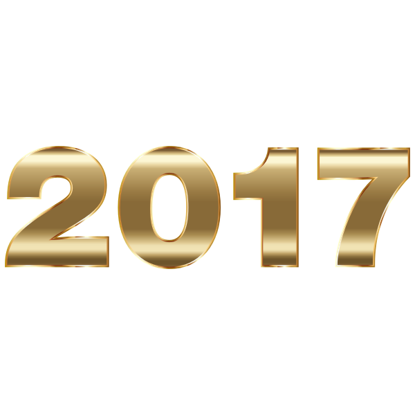 Gold 2017 Typography 2 No Background