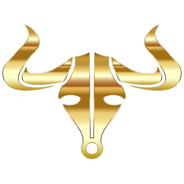 Gold Bull Icon 2 No Background
