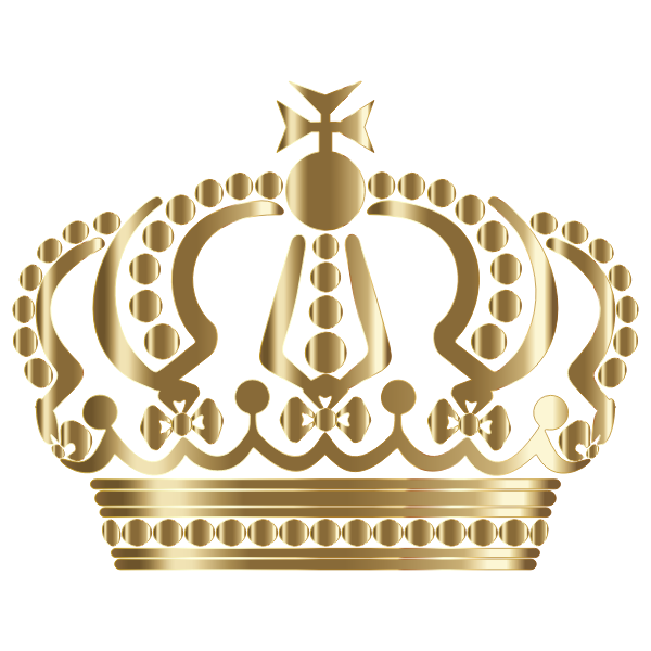 Gold German Imperial Crown No Background | Free SVG