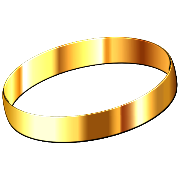 Wedding ring image Free SVG