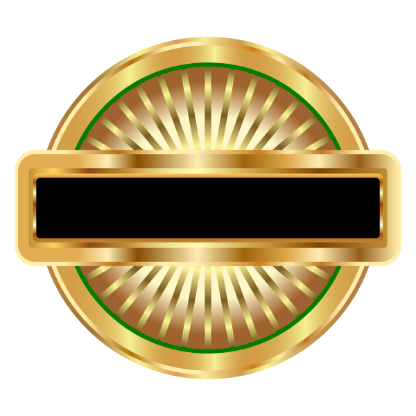 Golden Badge - Free SVG
