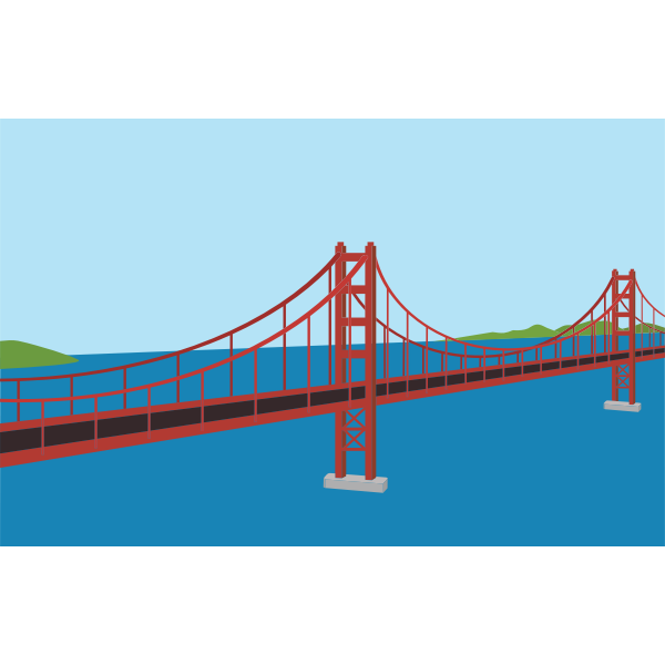 Golden Gate Bridge | Free SVG