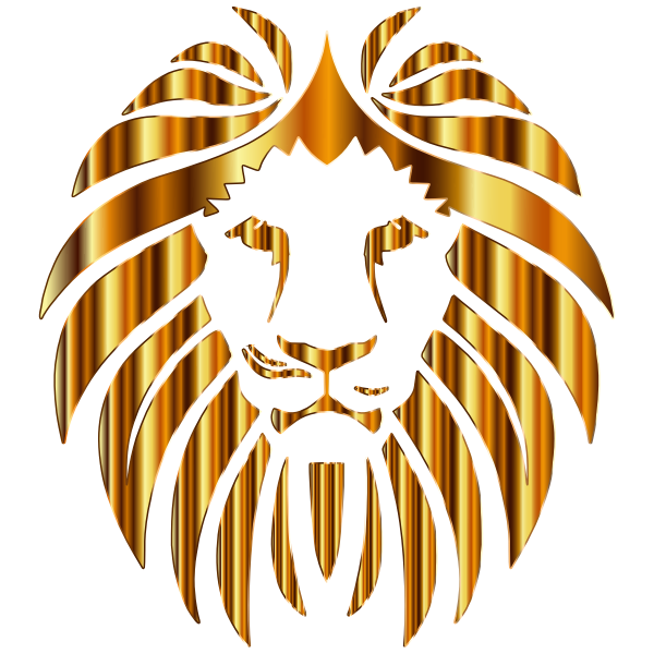 Golden Lion 10 No Background | Free SVG