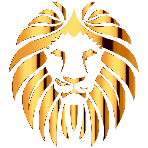 Golden Lion 4 No Background | Free SVG