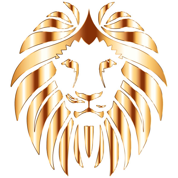 Golden Lion 7 No Background | Free SVG