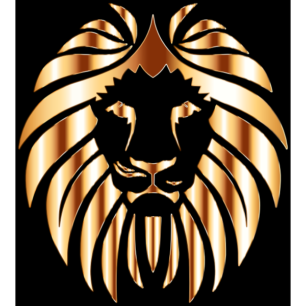 Golden Lion 7 | Free SVG