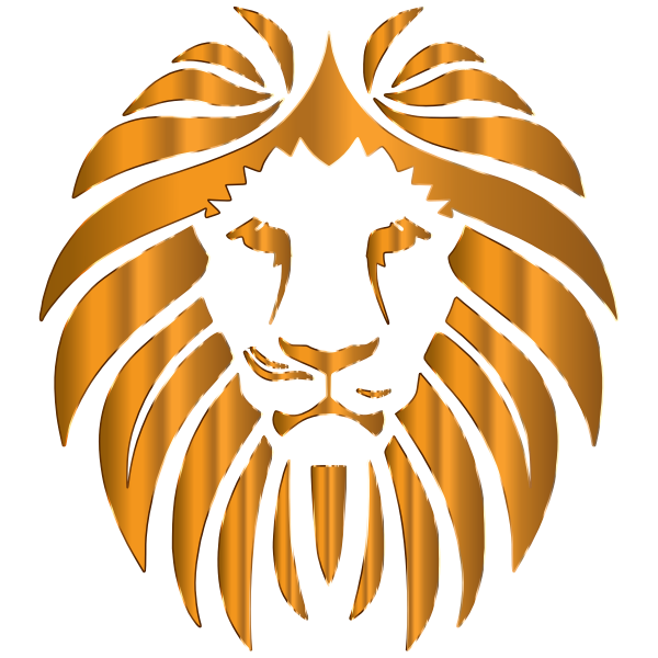 Golden Lion 9 No Background | Free SVG