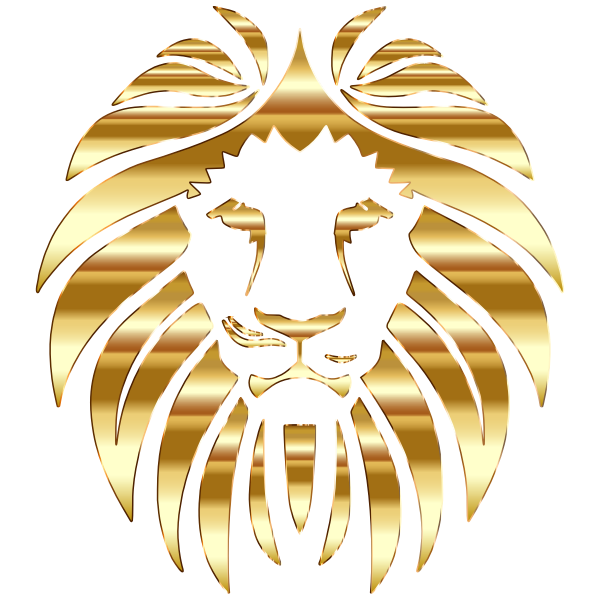 Golden Lion No Background | Free SVG