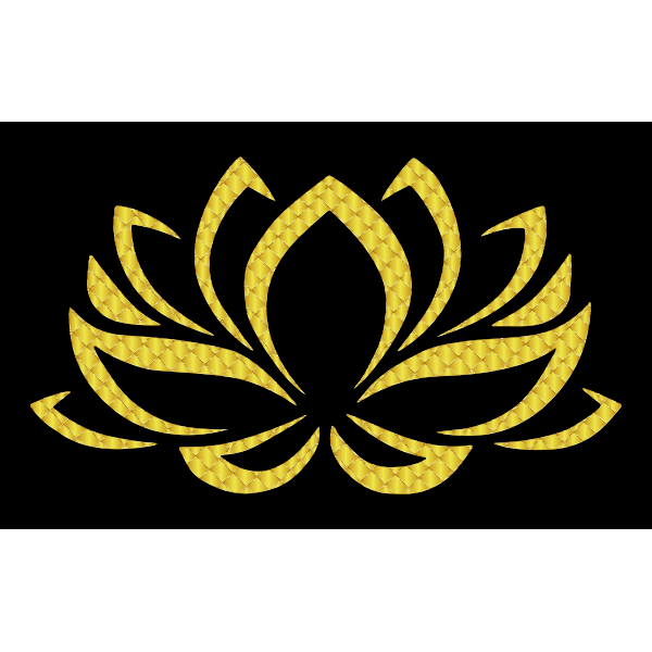 Golden Lotus Flower 3