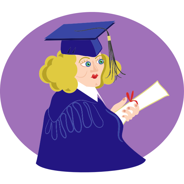 Download Graduation girl | Free SVG