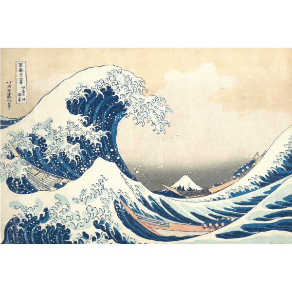 Download Great Wave Off Kanagawa Free Svg