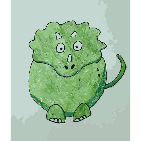 Green Dino Daily Sketch 26 2015061051