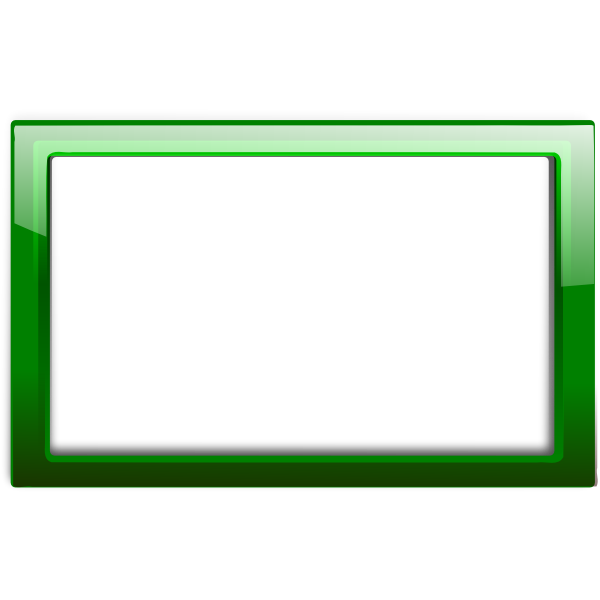 Gloss transparent green frame vector image | Free SVG