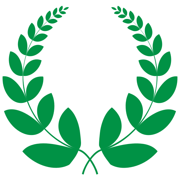 Green Laurel Wreath