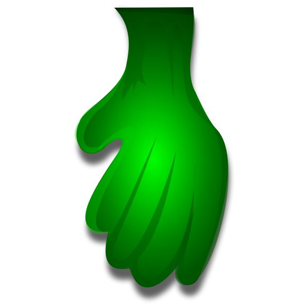 Green Monster Hand 1 by Merlin2525