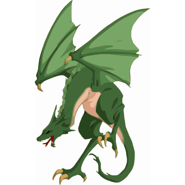 Green Wyvren dragon