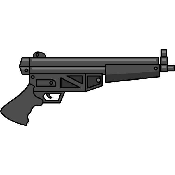 Gray handgun
