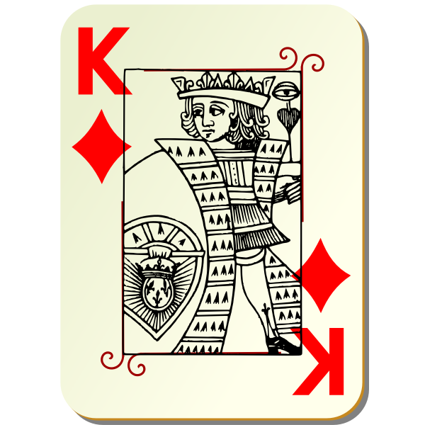 Guyenne deck King of diamonds
